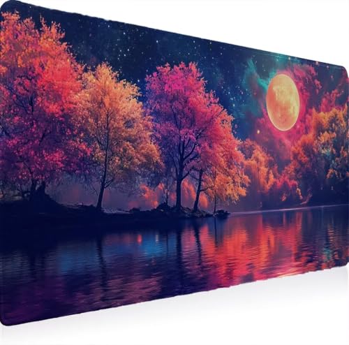 Tapis de souris Gamer imperméable à bords cousus et base antidérapante