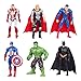Avengers Cake Topper Set, 6 Pcs Avengers Tarta Cumpleaños,Mini Juego de Figuras Decoración,Superheroes Juguetes para Tartas Pastel Decoración,Superhero Decoración Modelo muñecas Decoraciones de Pastel