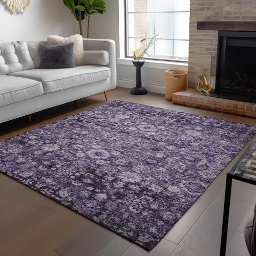 Tapete Addison Rugs Chantille Morado 3' x 5' Interior y Exterior miniatura 6