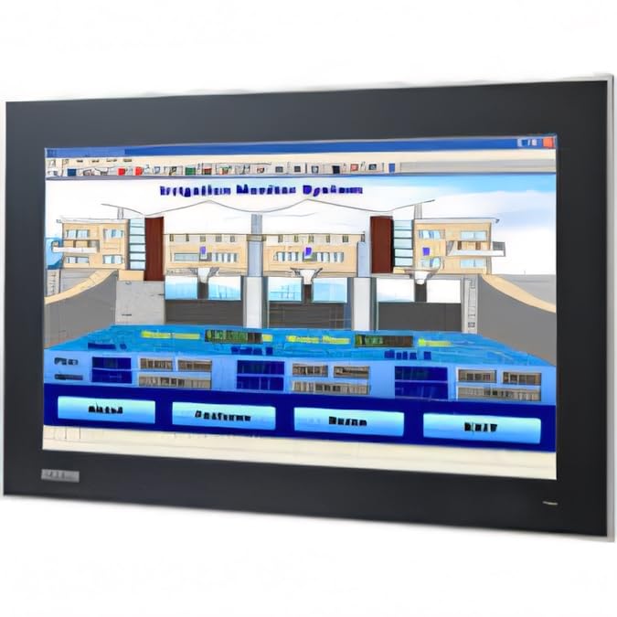 Image of FPM-7181W-P3AE 18.5 INCH Industrial Monitor with PCT Touch Screen