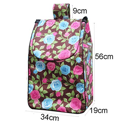 36L Einkaufswagen-Tasche, langlebige Ersatztasche für Lebensmittel, zusätzlicher Stauraum für Besorgungen, faltbares und leichtes Design, perfekt für Einkaufsbedürfnisse – Bild 3