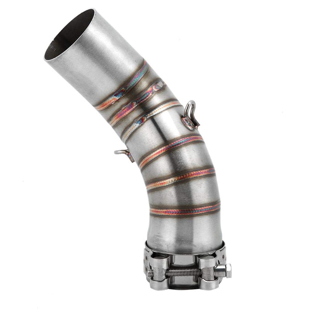 EBTOOLS para z900 tubo medio Adaptador de escape de motocicleta Tubo de enlace medio Tubo de escape de acero Sección media Modificación de motocicleta Ajuste para Z900 2017-2019