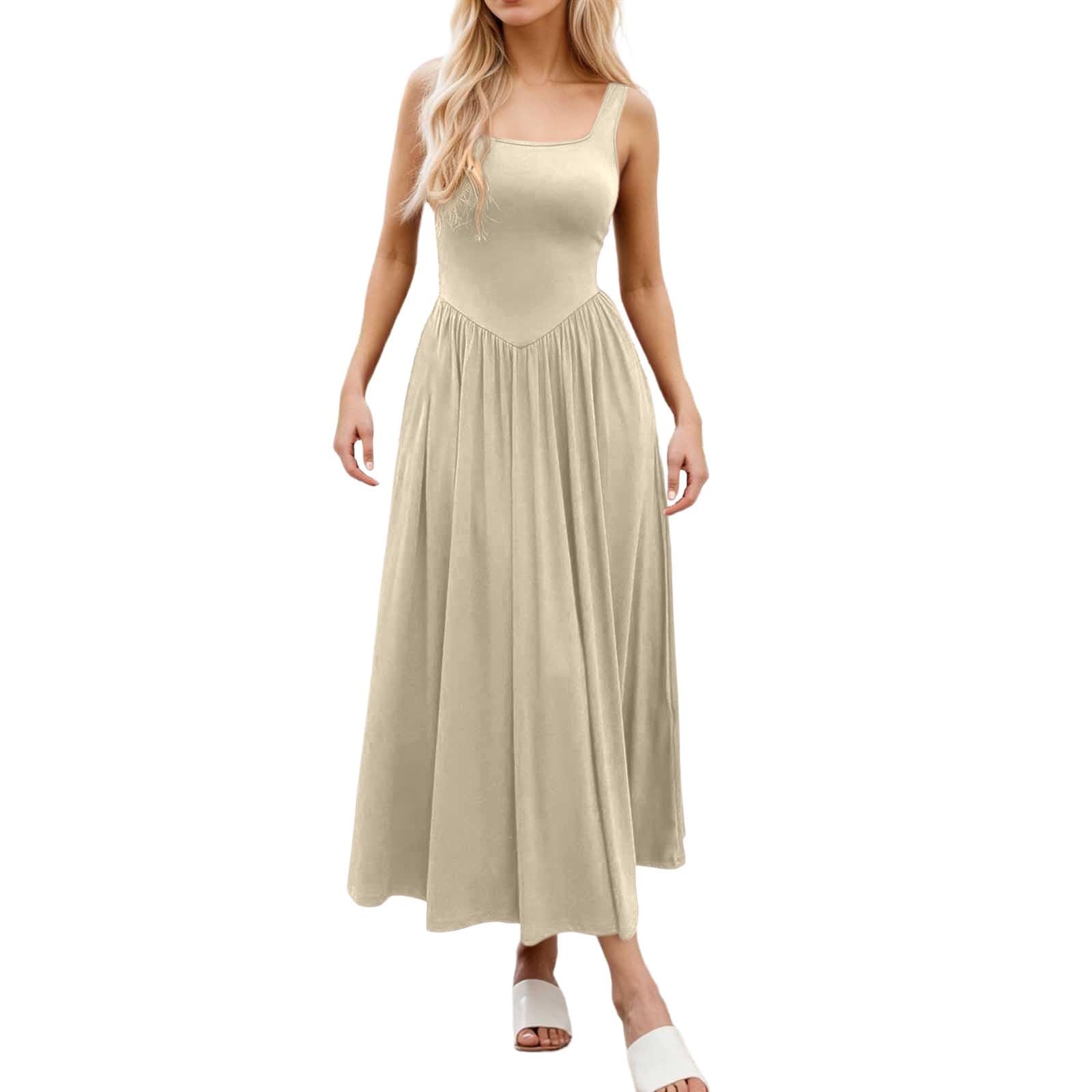 Jupe Crayon Femme Robe Ajustée Minimaliste Balade Marine Esprit Plage Silhouette Midi Polyester Souple Poches Pratiques Plissé Léger Longueur Polyvalente Taille Haute Couleur Variante Taille Standard