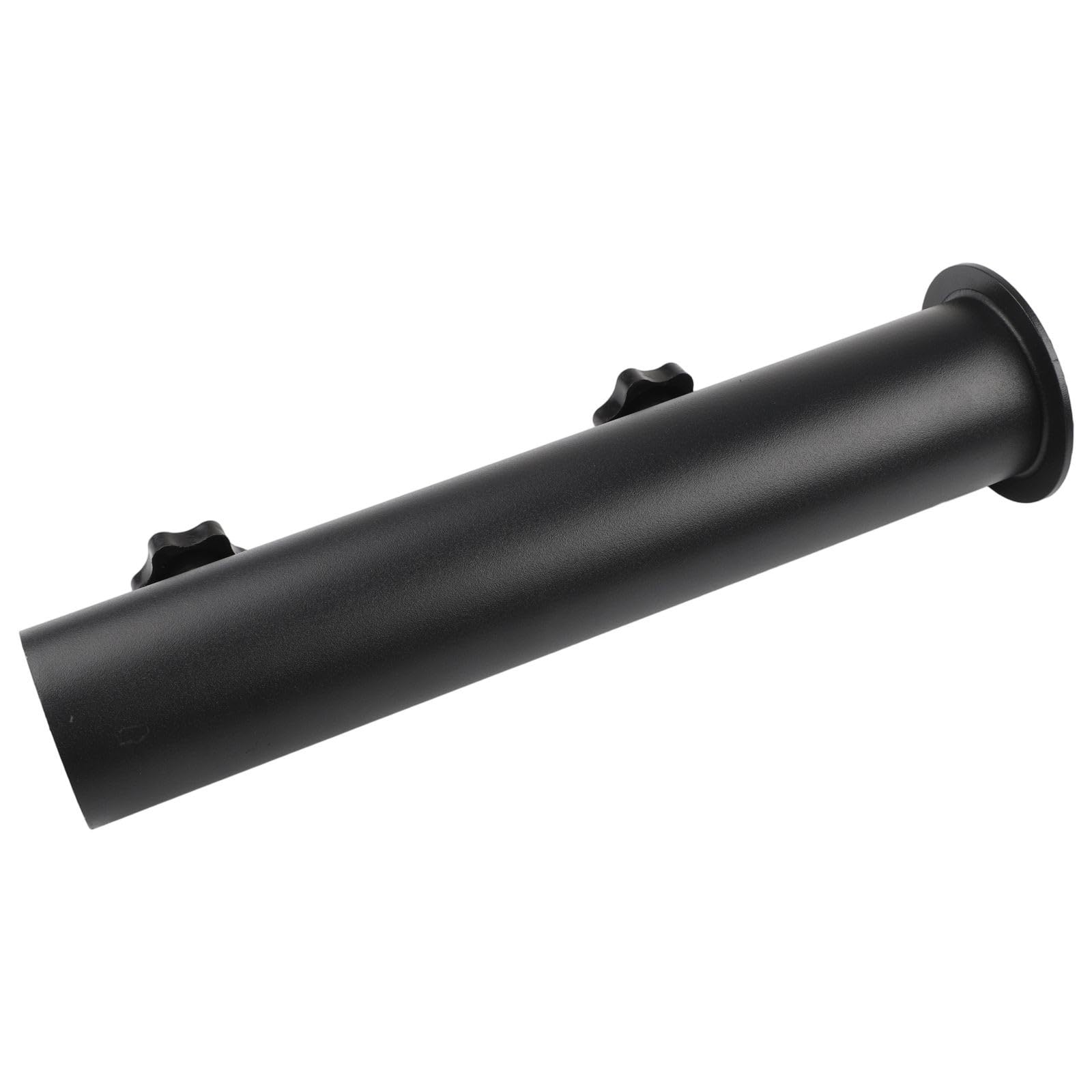 Base per ombrellone resistente in acciaio inox nero per patio, giardino e spiaggia, elegante supporto per ombrellone da esterno con 3 manicotti per una maggiore stabilità e facilità