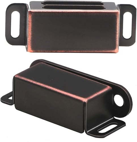 Miniatura 9 de Cierre de puerta de gabinete con imán fuerte, pestillo para muebles de 0.047 in de grosor, dorado (paquete de 2)