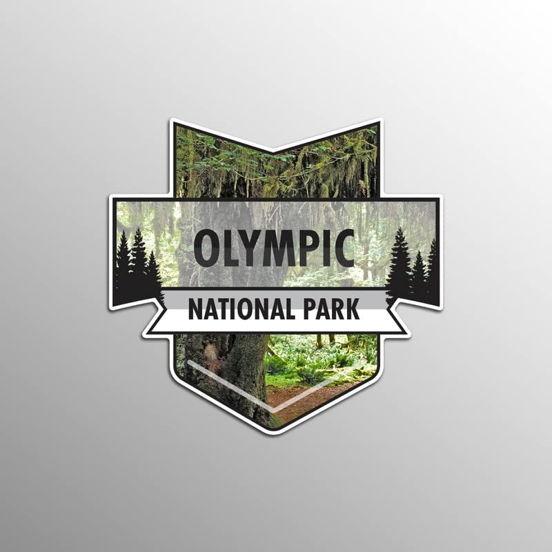 Image of Olympic National Park Magnet | 4.7-Inch by 4.5-Inch | 2-Pack | 30 MIL Heavy Duty Magnetic Material | MPD955