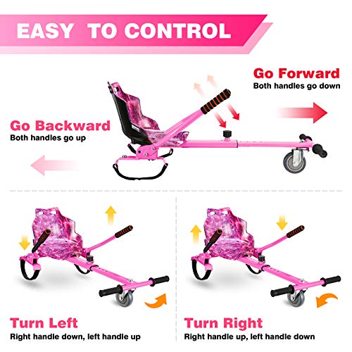 mingto Go Kart,Hoverboard Accessories,Hoverboard Seat Attachment-Adjustable for All Ages - Image 6