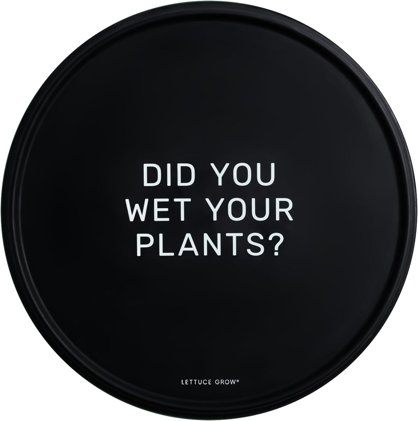 Water-Resistant Plant Mat, 23" Round Silicone Floor Protector for Potted Plants, Hydroponic Systems & Planters, Food-Grade Rubber, Indoor Floor Protection Tray