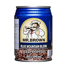 Mr. Brown Iced Coffee, Blue Mountain Style, 8.12-Ounce Pack of 24