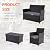 4 Piece Patio Furniture Set,Outdoor Wicker Conversation Sets,Rattan Sectional Sofa w/Coffee Table,Seat Cushions for Backyard Porch Garden Poolside