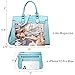 Dasein Women Handbags and Purses Ladies Shoulder Bag Top Handle Satchel Tote Work Bag with Wallet