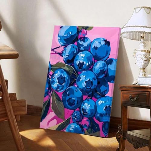 Impression sur toile de myrtille 40x60cm avec cadre interne