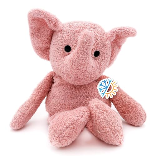 Thermal-Aid Zoo Microwavable Stuffed Animal - Plush Toy and Hot Cold Pack - Tiny The Elephant