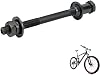YIOLIBJF 145mm Bicycle Wheel Hub Axle Durable Bike Hub Shaft Cycle Spindle Rear Hub Axle for Bicycle