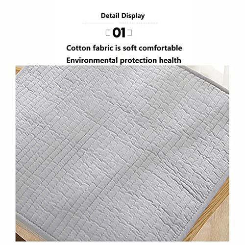Garnitures de siège de chaise bleu clair avec liens de fixation robustes