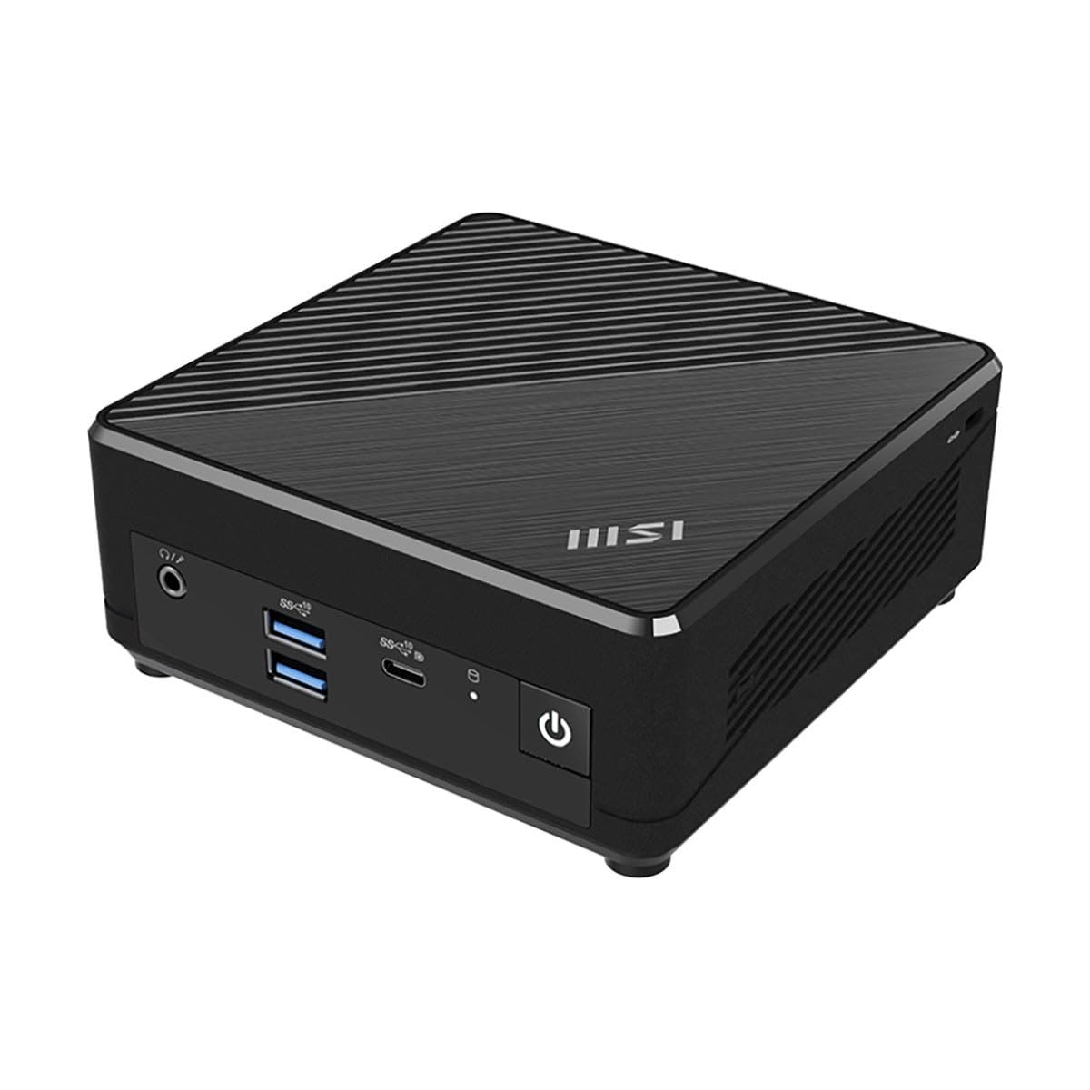 MSI Cubi N ADL Barebone Mini PC: Intel Celeron N100, Intel UHD, WiFi, Dual Display, Type C: Black ADL S-055BUS