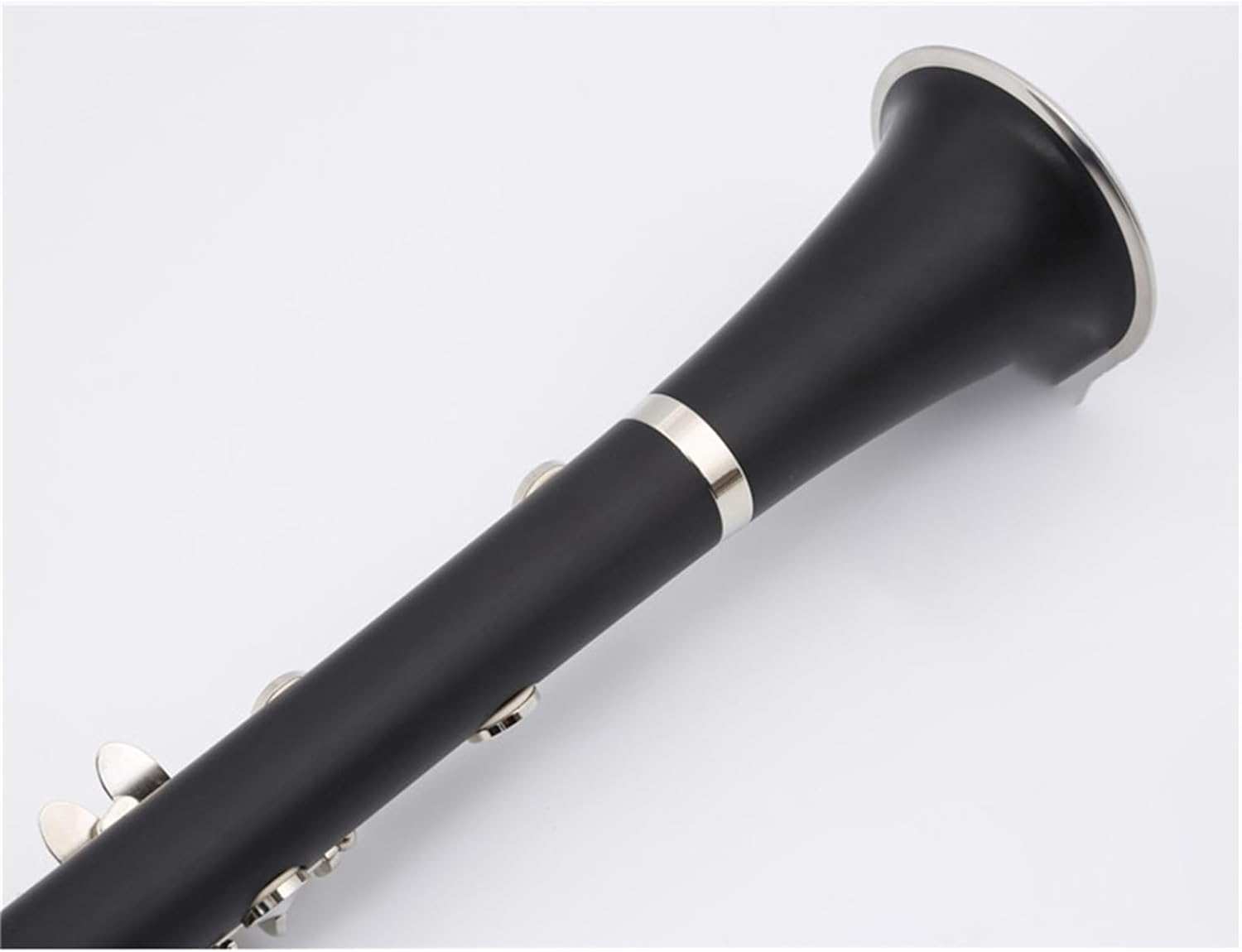 Clarinet Clarinet Bb 17 Key Bakelite Silver Key Wood Clarinet Beginner Professional Woodwind Instrument