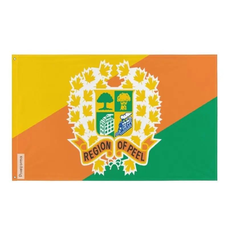 Drapeau de Peel Pixelforma en polyester résistant avec 10 œillets de fixation renforcés