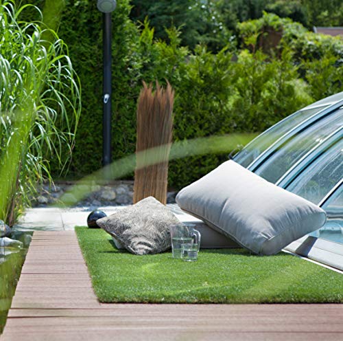 Gazon artificiel Chelsea pour balcon et terrasse ombragée rouleau 1x4 m