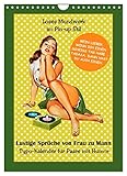 Loses Mundwerk im Pin-up Stil. Lustige Sprüche von Frau zu Mann (Wandkalender 2023 DIN A4 hoch): Humorvolle Sprüche für Kerle, die auch mal die ... (Monatskalender, 14 Seiten ) (CALVENDO Spass)