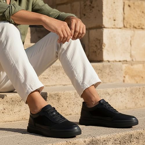 Image of Marc Joseph New York Mens Hudson Street Sneaker (Hands Free Technology)
