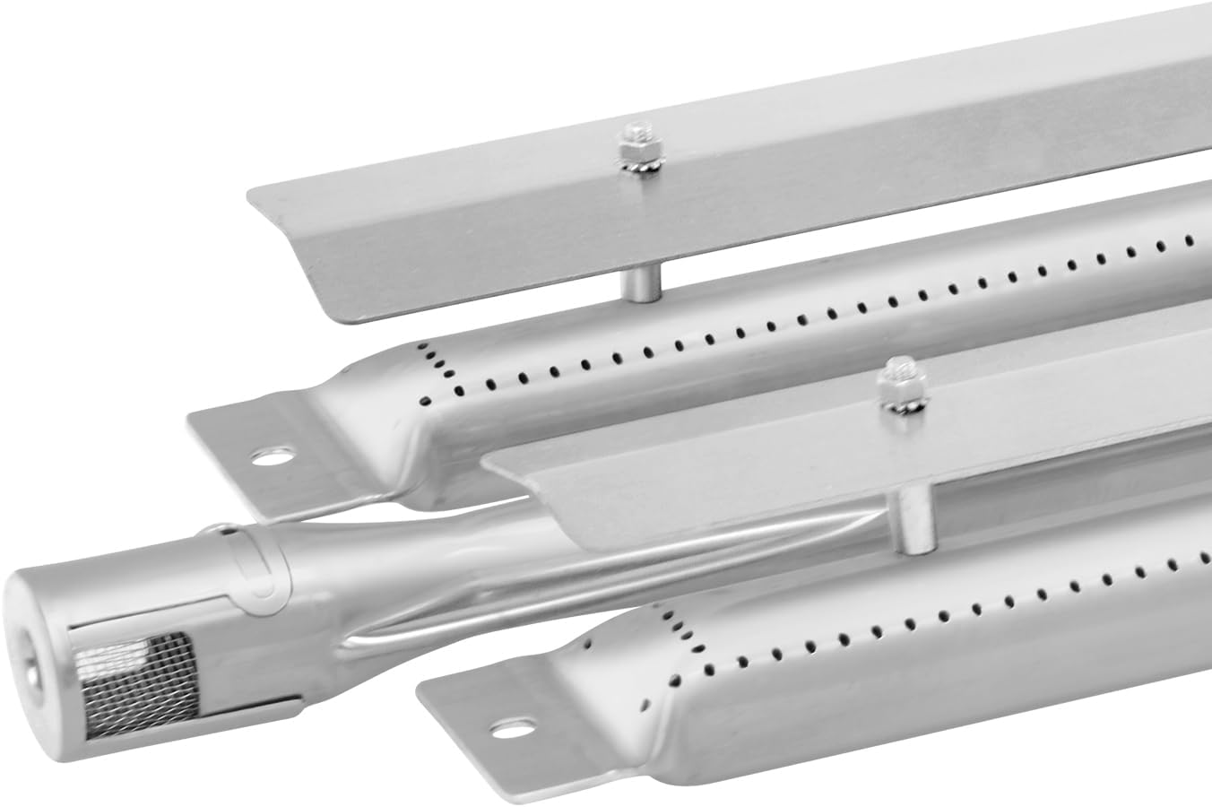 21”Grill Burners for Viking Grill VGBQ5304RE, VGIQ412-2RT, VGBQ 30" T Series, VGBQ 53 Inch T Series, 316-911, VGBQ 30 in T Series Models, Center-Fed Pipe Tubes BBQ Gas Grill Replacement Parts