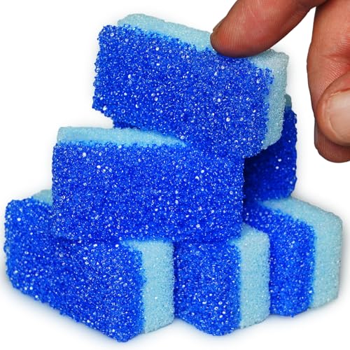 Mini Foot Pumice Stone, Travel Sized Foot Exfoliator Stone, Disposable Pumice Stone for Feet Callus Remover, Foot Scrubber Stone, Natural Foot Scraper (Pack of 6)
