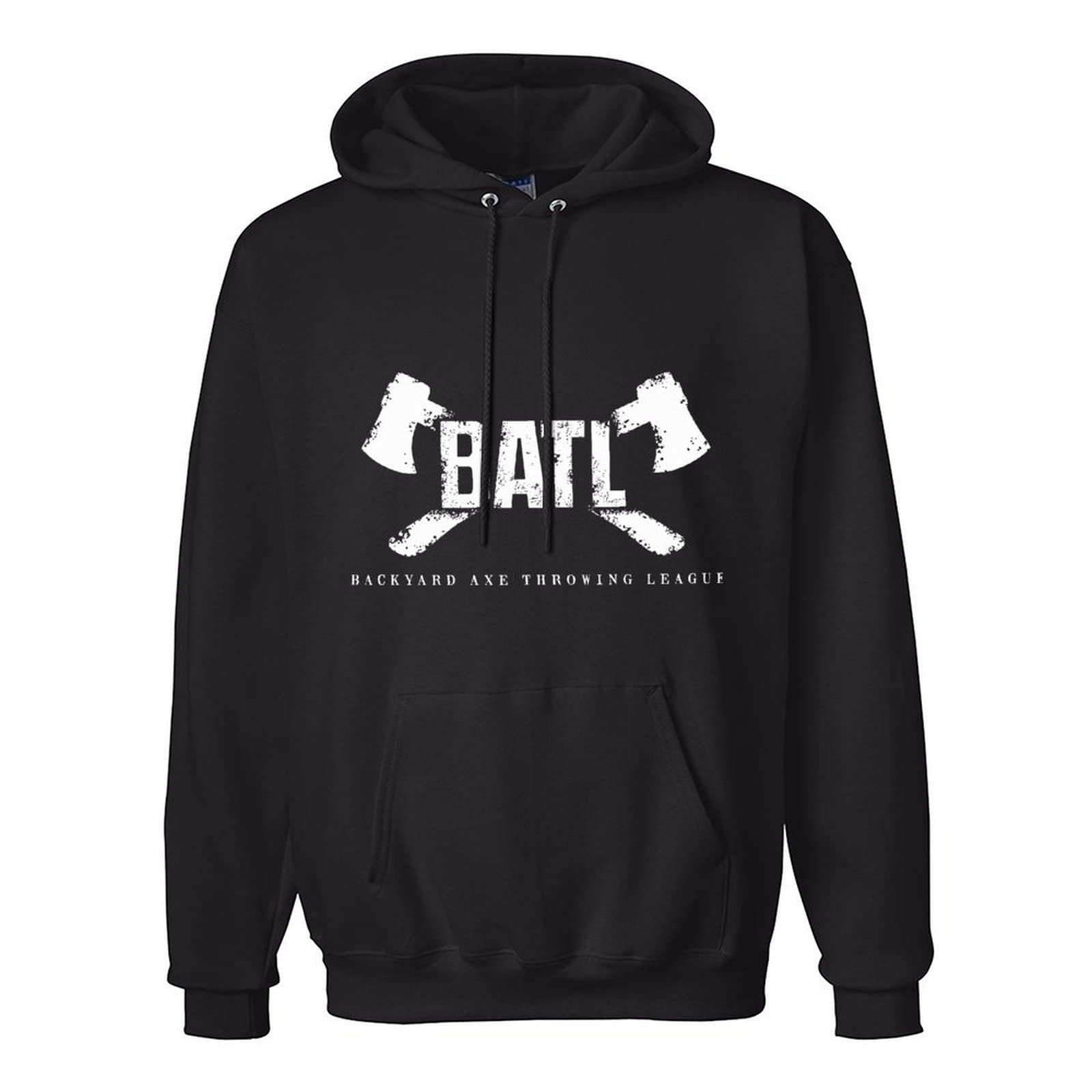 Batl Pick Axe Men's Hoodies Graphic Pullover Sweatshirts Unisex Black Printed Hooded