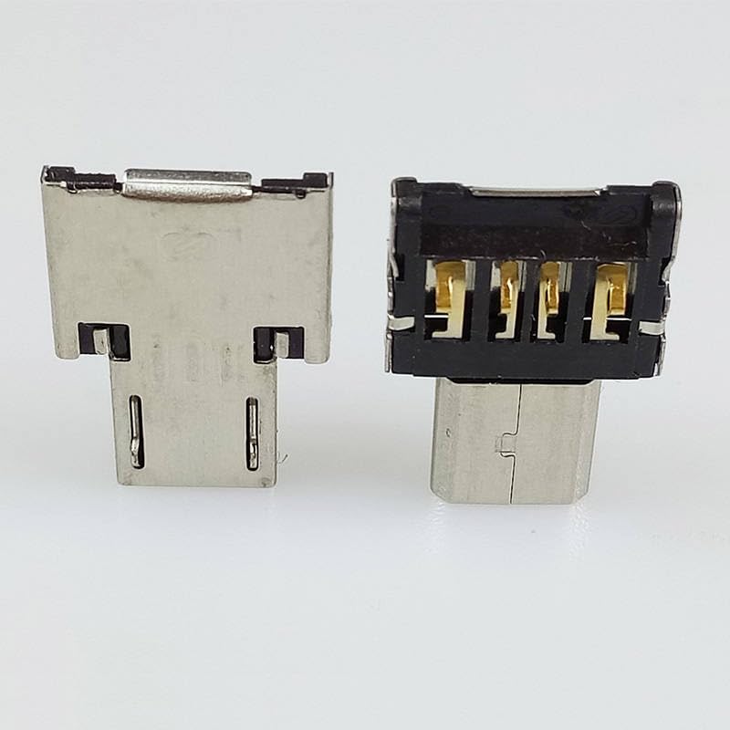 100pcs/lot USB to Micro USB Male Plug OTG Adapter OTG Plug Jack Converter for Android Smartphone Tablet PC