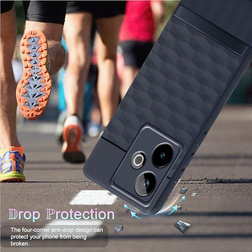 Image of amazon basics TPU Soft Back Cover for Realme GT 7 / Realme GT 7T | Full Camera Protection | Flexible Shockproof Back Case for Realme GT 7 / Realme GT 7T (Blue)