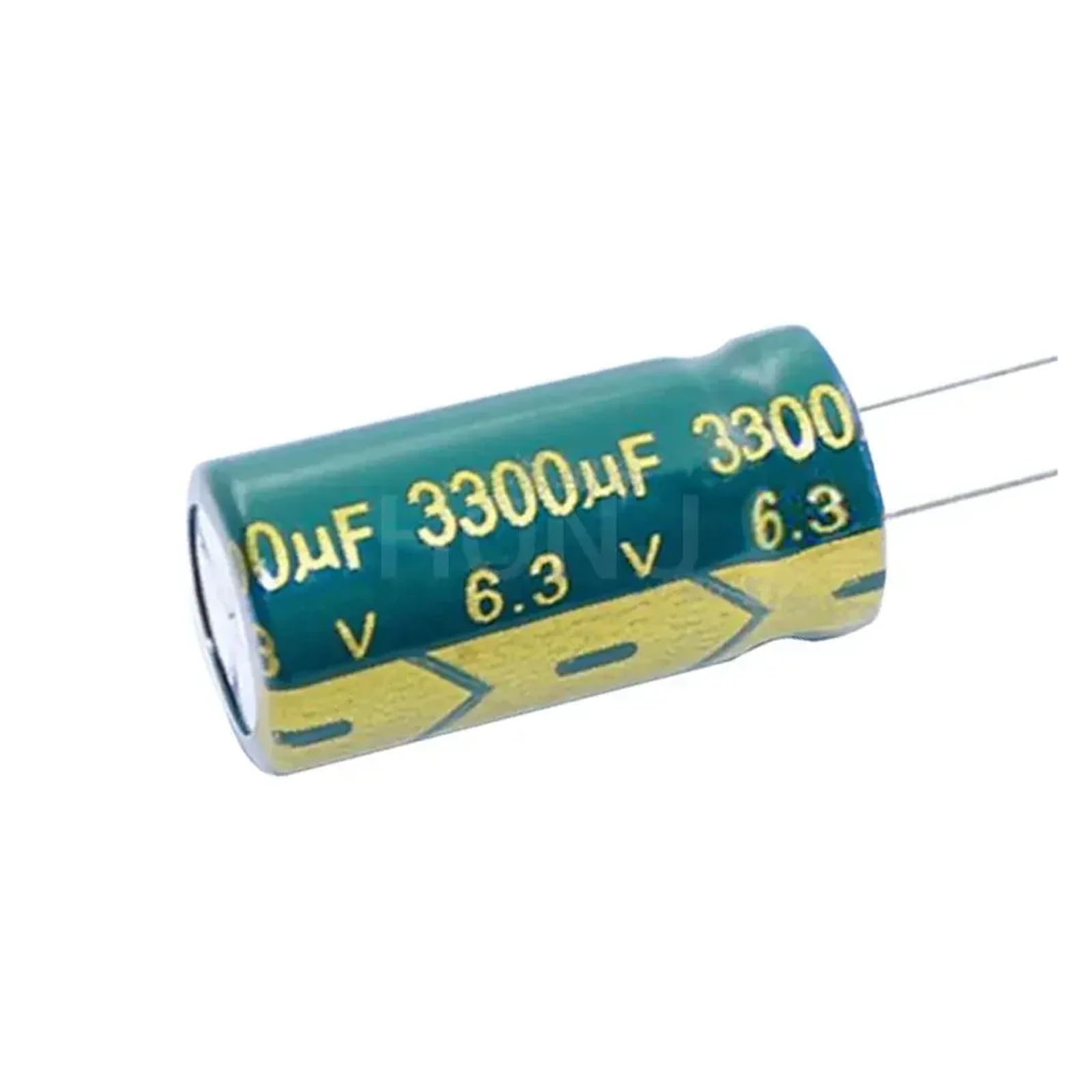 Condensateur 6.3V 3300uF radial aluminium 10x20mm pour circuit imprimé