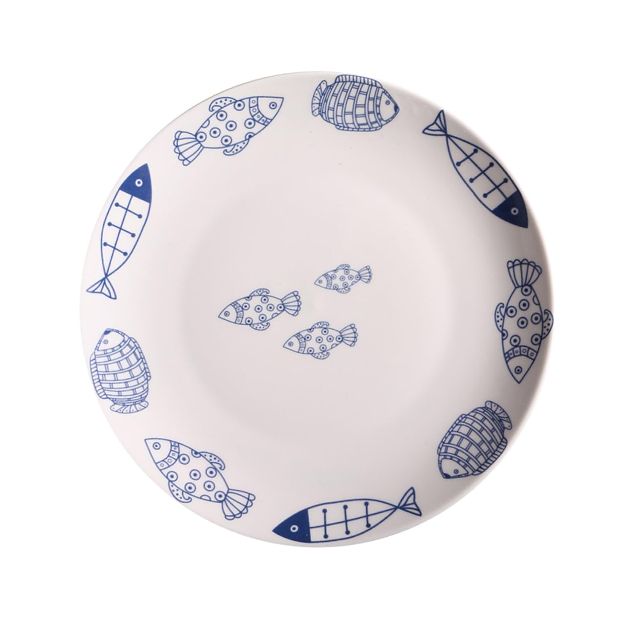 ASerZenith 1pc Freehand Plate Ceremic Appetizer Plate Bread and Butter Plate Serving Plate Porcelain Snack Plate Porcelain Fruit Container Jewelry Dish Tray Jewelry Tray Ceramic Plate