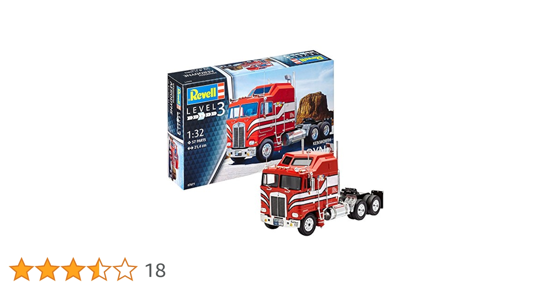 ドイツレベル 1 /32 トレーラーヘッド ケンウォース エアロダイン プラモデル 07671 ggw725x 81MIExh1hqL._UF894,1000_QL80_.jpg