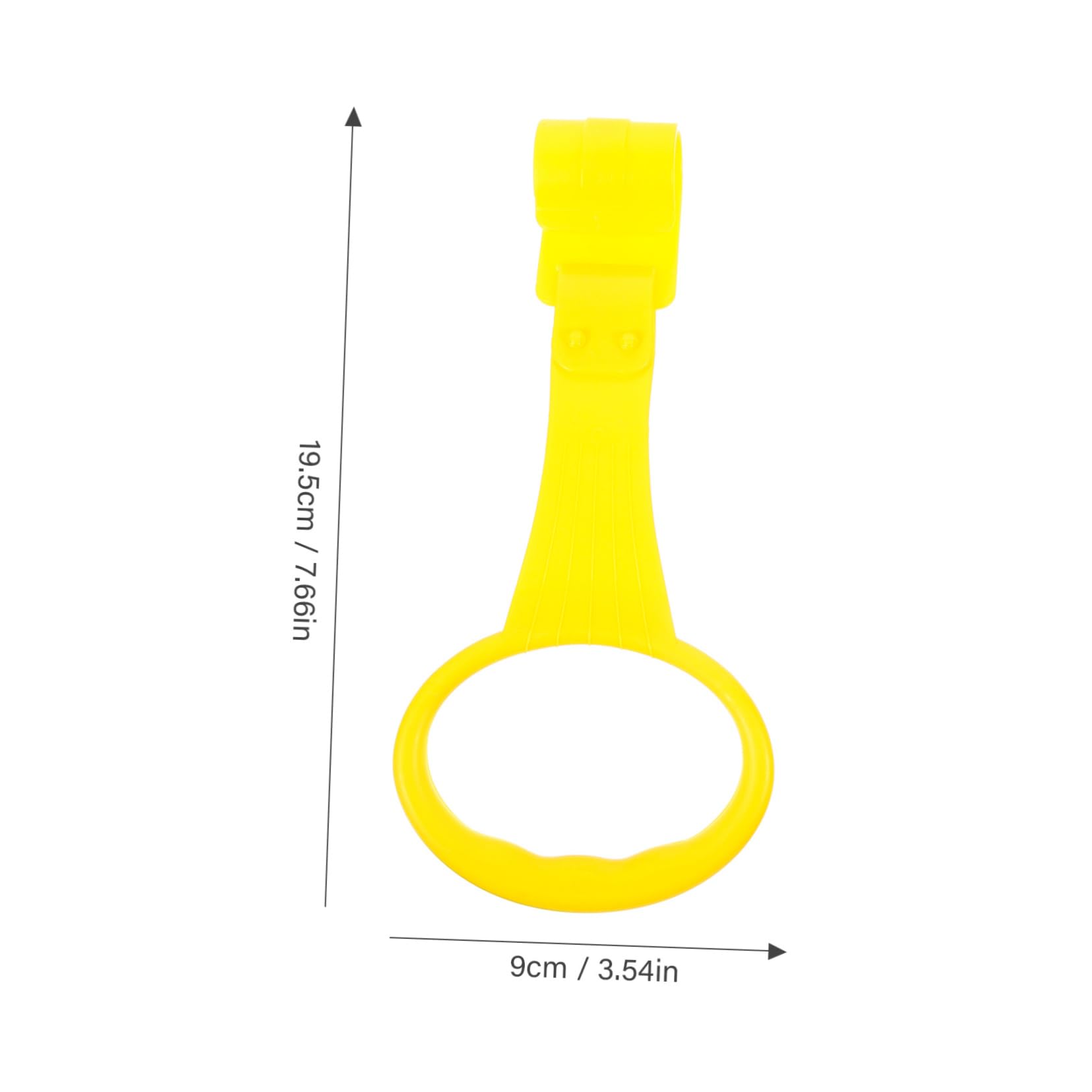 Toyvian Baby Bed Stand up Rings Safety Hanging Rings for Walking Exercise Plastic Material