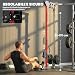 Imagen de SPORTNOW Jaula de Potencia Musculación con Sistema de Poleas Ajustable