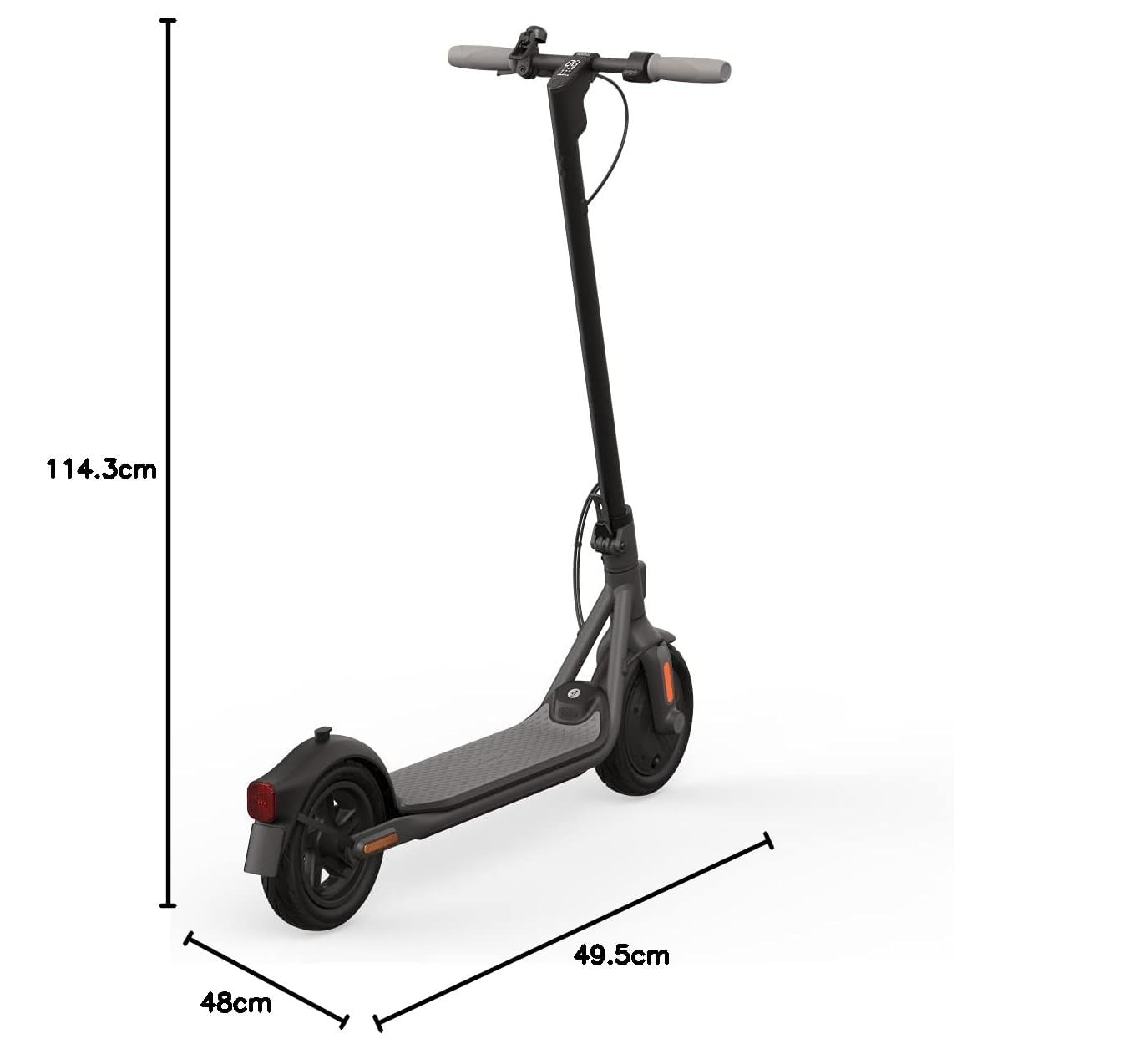 Segway-Ninebot - Trottinette électrique, Modèle F25E pour adultes, Autonomie 25 Km, Moteur 250W, Bluetooth avec APP dédiée
