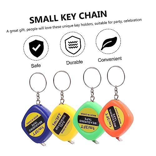 Cinta métrica retractil llavero mini 20 pcs portátil miniatura 2