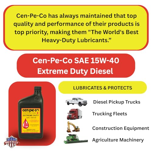 Aceite para motor diesel SAE 15W40 Extreme Duty 12 cuartos miniatura 2