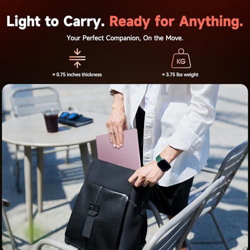 Image of NIMO Light-Gaming-Laptop, AMD Ryzen 7 7735HS (Beats i7-12650H), 16GB DDR5 1TB SSD, 100W PD, Radeon 680M 15.6 inch FHD Backlit KB Fingerprint Computer for Business Gaming College School