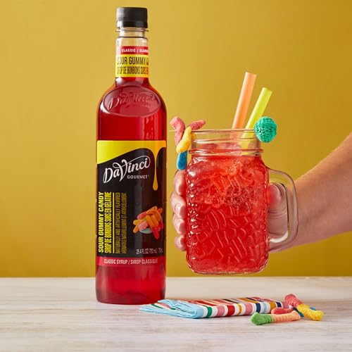 Image of DaVinci Gourmet Sour Gummy Syrup, 25.4 Fluid Ounces (Pack of 1)