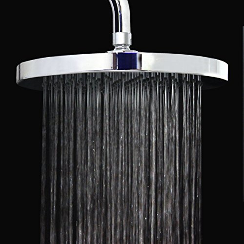 Modona 10” Rain Shower Head And 16” Long Shower Arm With Flange – Polished Chrome - 5 Year Warrantee #TOP3