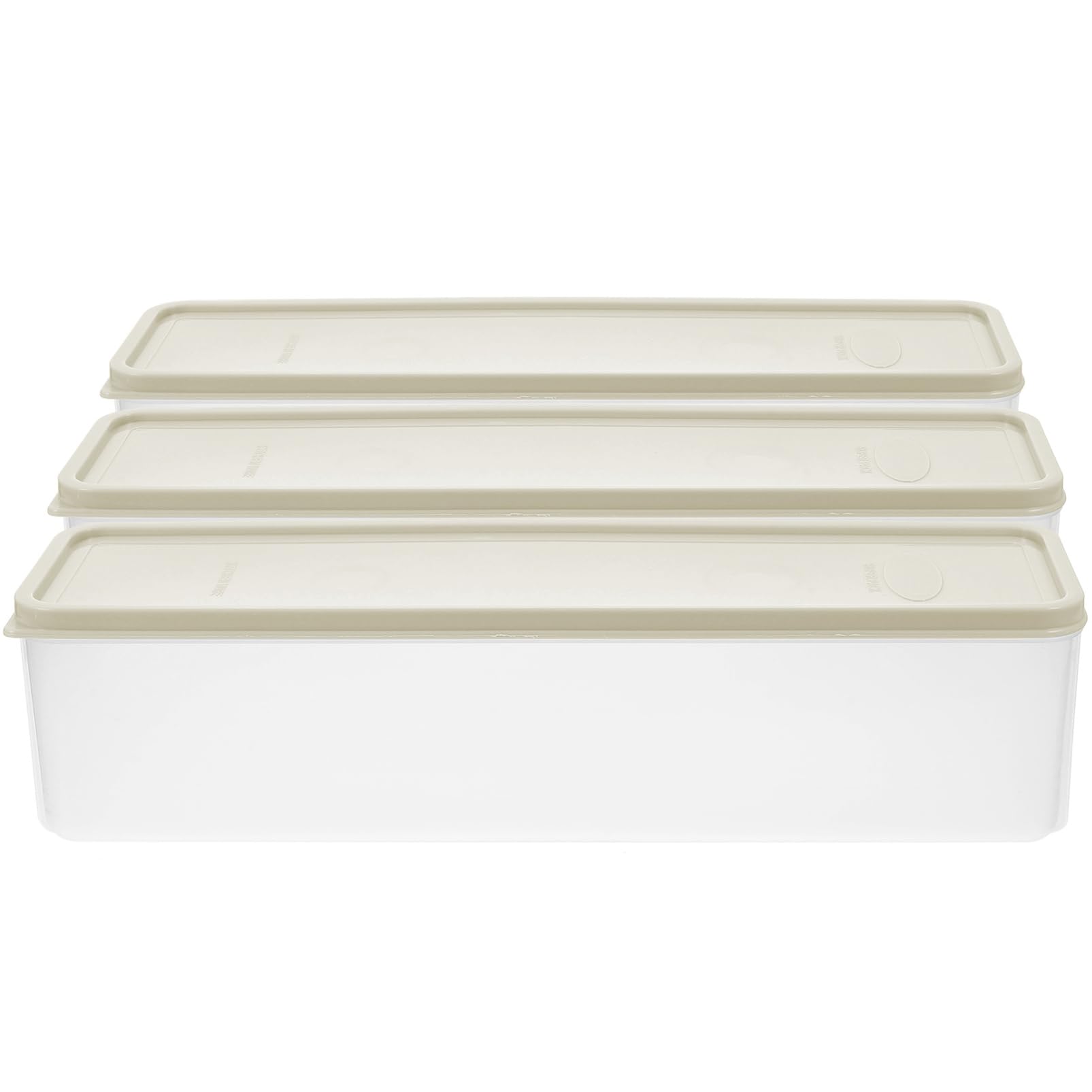 Pots à pâtes et céréales pour organiser le garde-manger, 3 boîtes vertes hermétiques