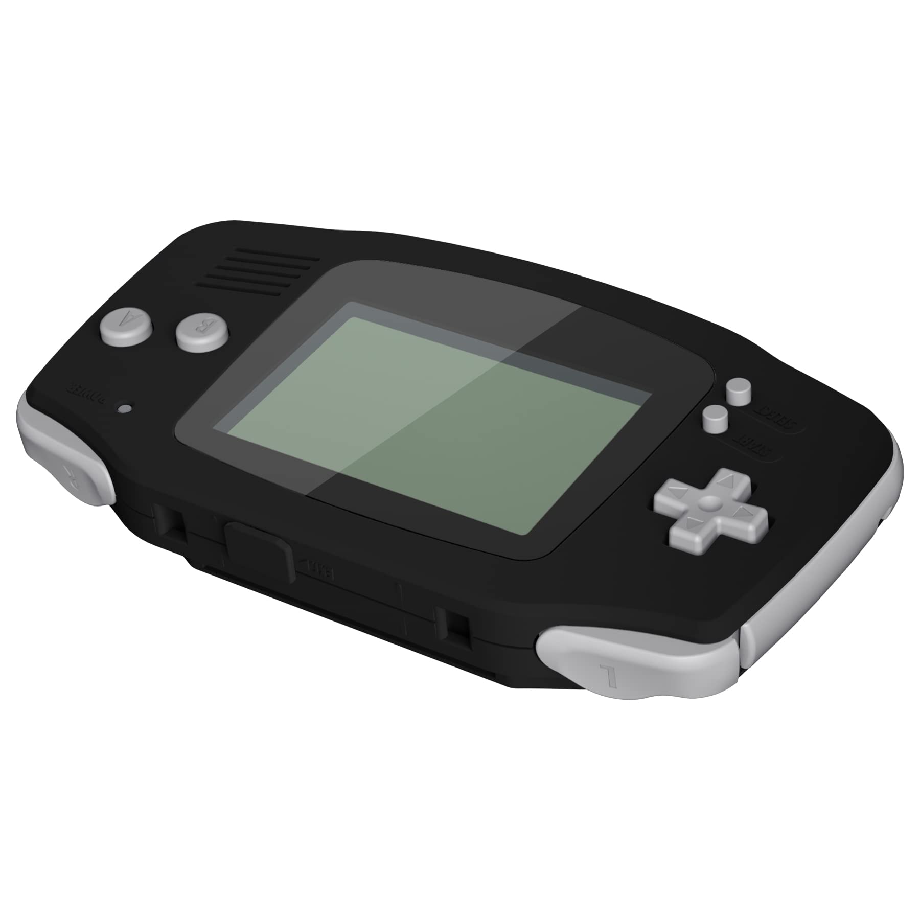 eXtremeRate Cover Scocca Tasti Custodia Pulsanti Shell Ricambio per Gameboy Advance GBA Console-Compatibile con IPS & Standard LCD-NON Include Console&IPS Schermo(Nero)