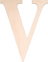 Vista 45 de Letra de madera de 12 pulgadas, letras de madera para decoración de pared, letras de madera en blanco sin terminar de 1/5 pulgadas para decoración