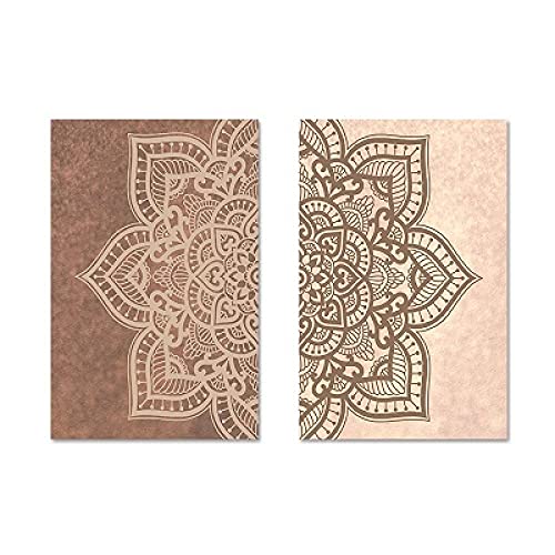 Toile Mandala pour chambre zen | Décoration murale sans reflets