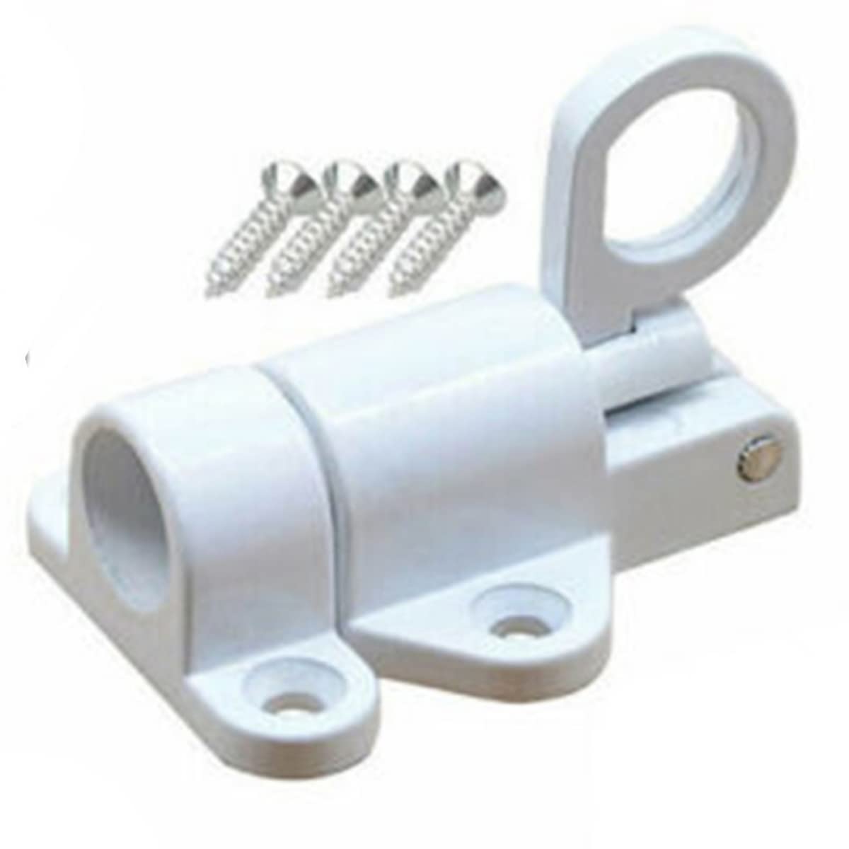 SPORTARC Aluminium Alloy Door Latch Sprung Attic Loft Ceiling Hatch Lock Catch Tool - Image 3