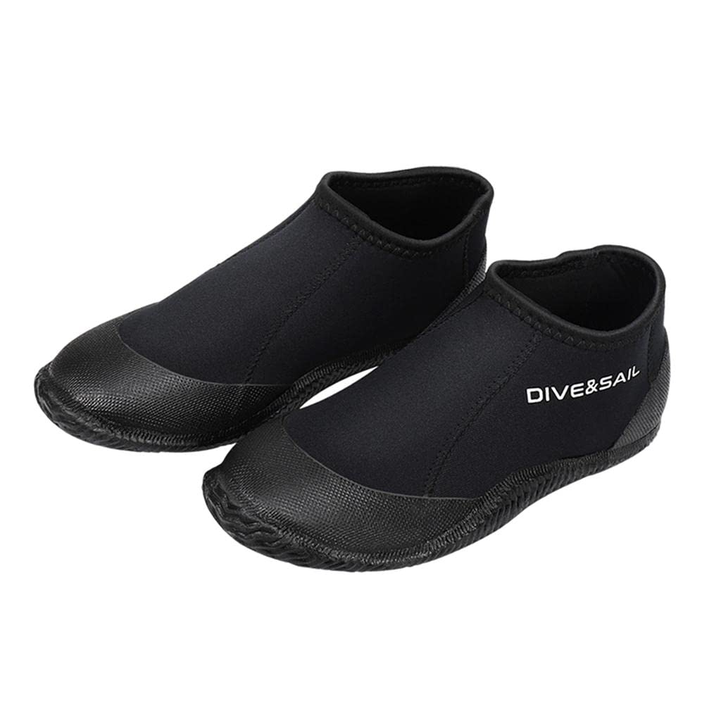 LOOM TREE® Neoprene 3mm Wetsuit Boots Shoes Rubber Sole Kayak Surf Diving Snorkeling Black 36 | Water Sports | Fins, Footwear & Gloves | Boots, Booties-picture-43