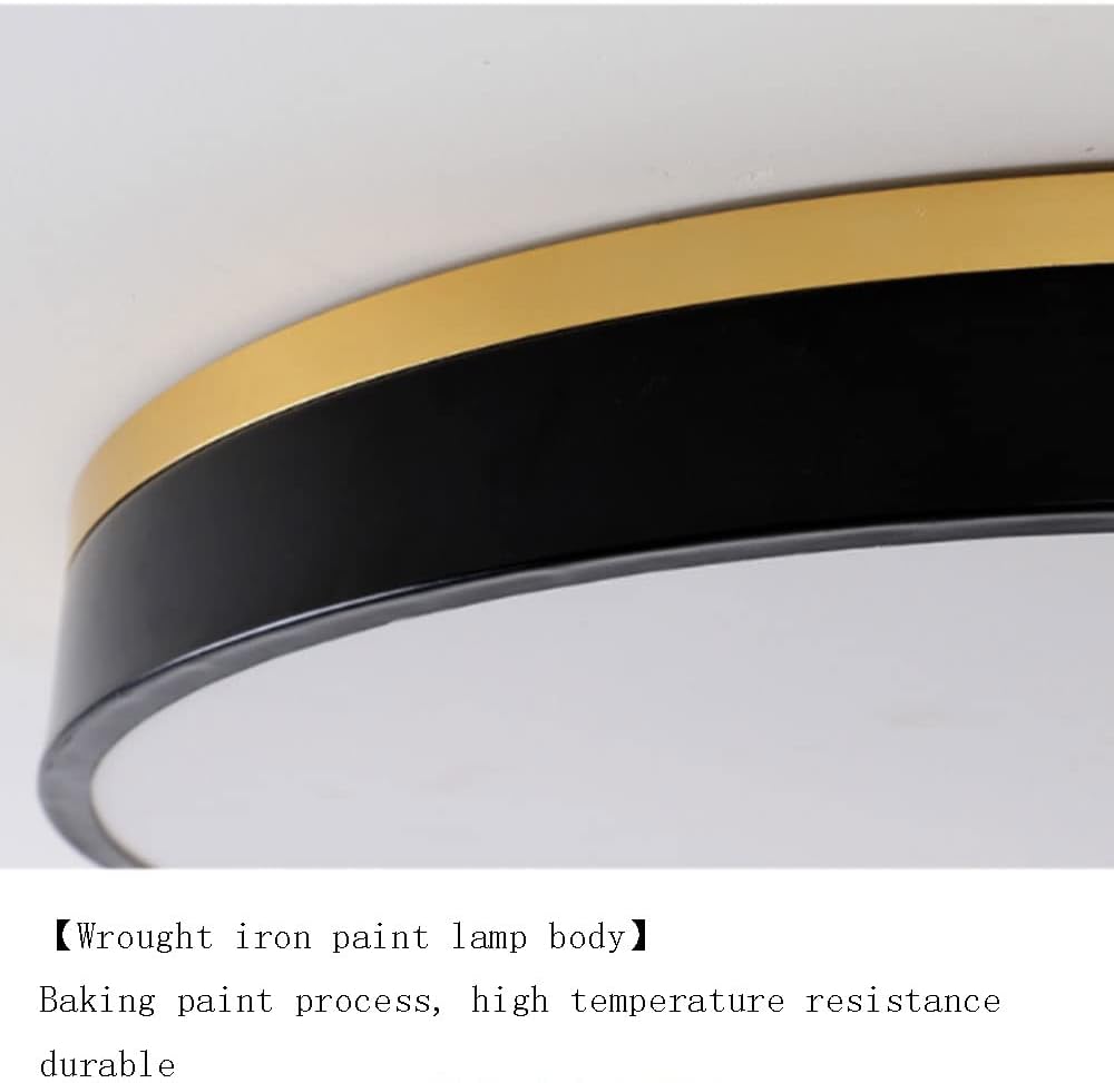 Flush Mount Simple LED Ceiling Light Easy to Install Flat Modern Ceiling Lighting Modern Close to Ceiling Light Fixture 6000K Cool White Round Minimalist Lamp Living Room and Bathroom