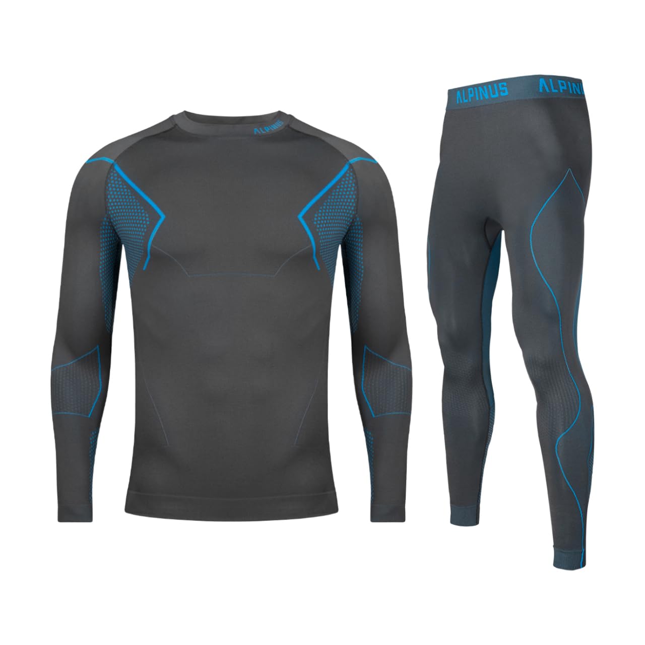 Alpinus Bielizna termoaktywna męska Active Base Layer Set szara GT43880