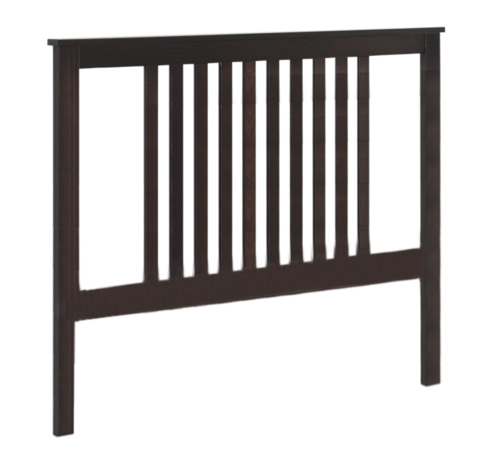 MOBLIT Cabecero para Somier Serie Alme, realizado en Madera de Pino Macizo. Medidas 100X2 cm(altoXfondo) (para somier 135, Wengue)